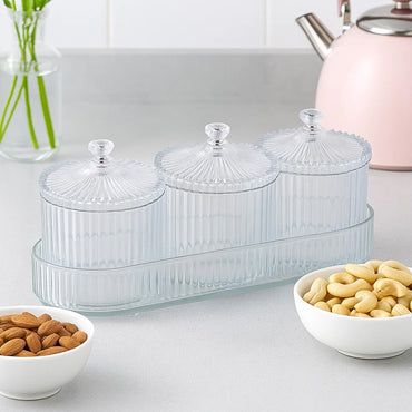 Dry Fruit  Snack Storage - (3 Pc  Set)