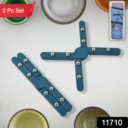 Apex Foldable Hot Mate Set  2 Pcs Folding Pan Stand For Hot Pots